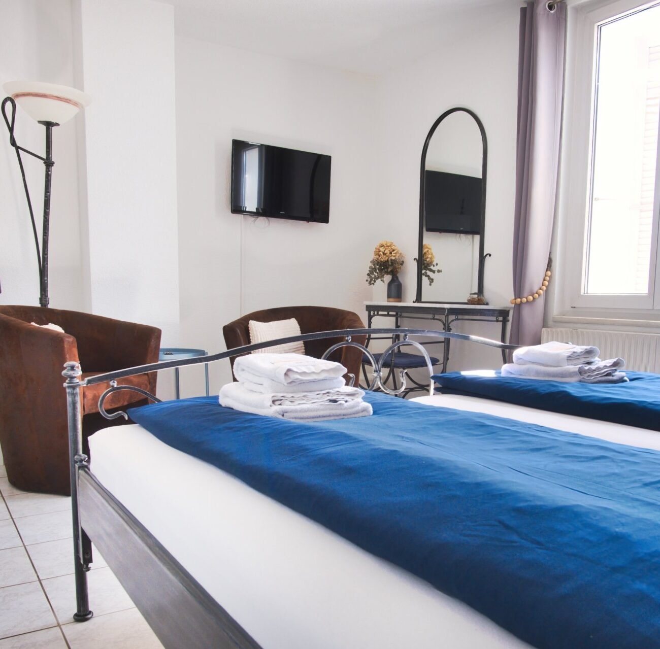 Casa Carmela Bed view Room and ()
