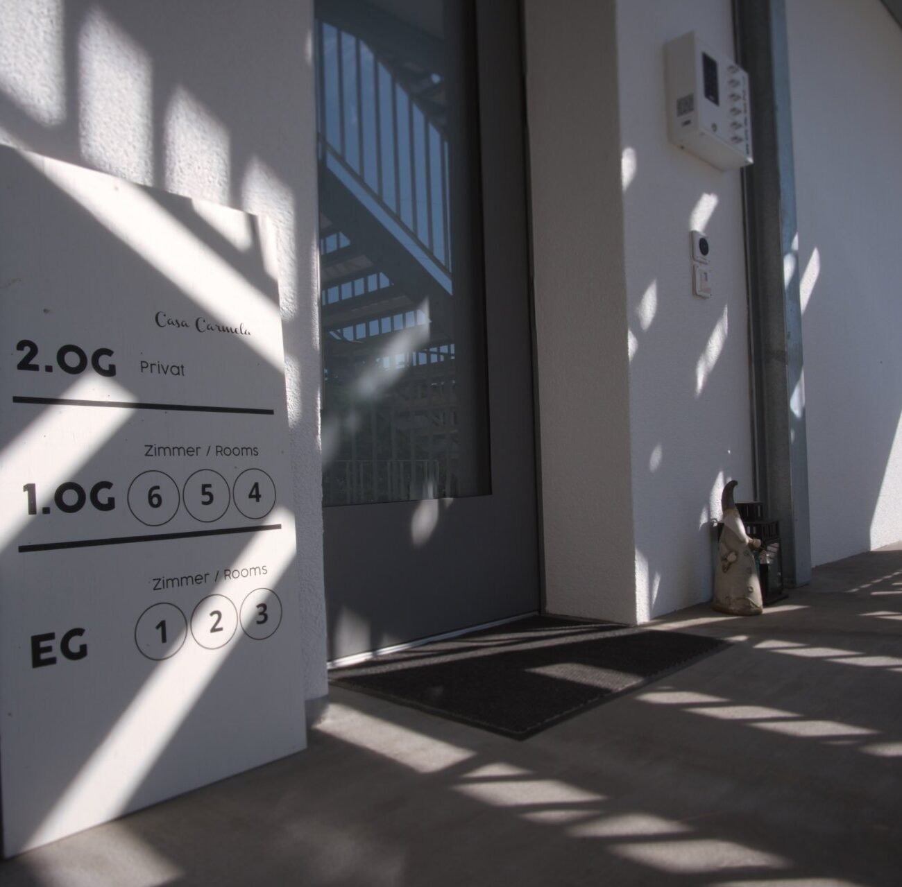 Casa Carmela floor plan mainentrance External