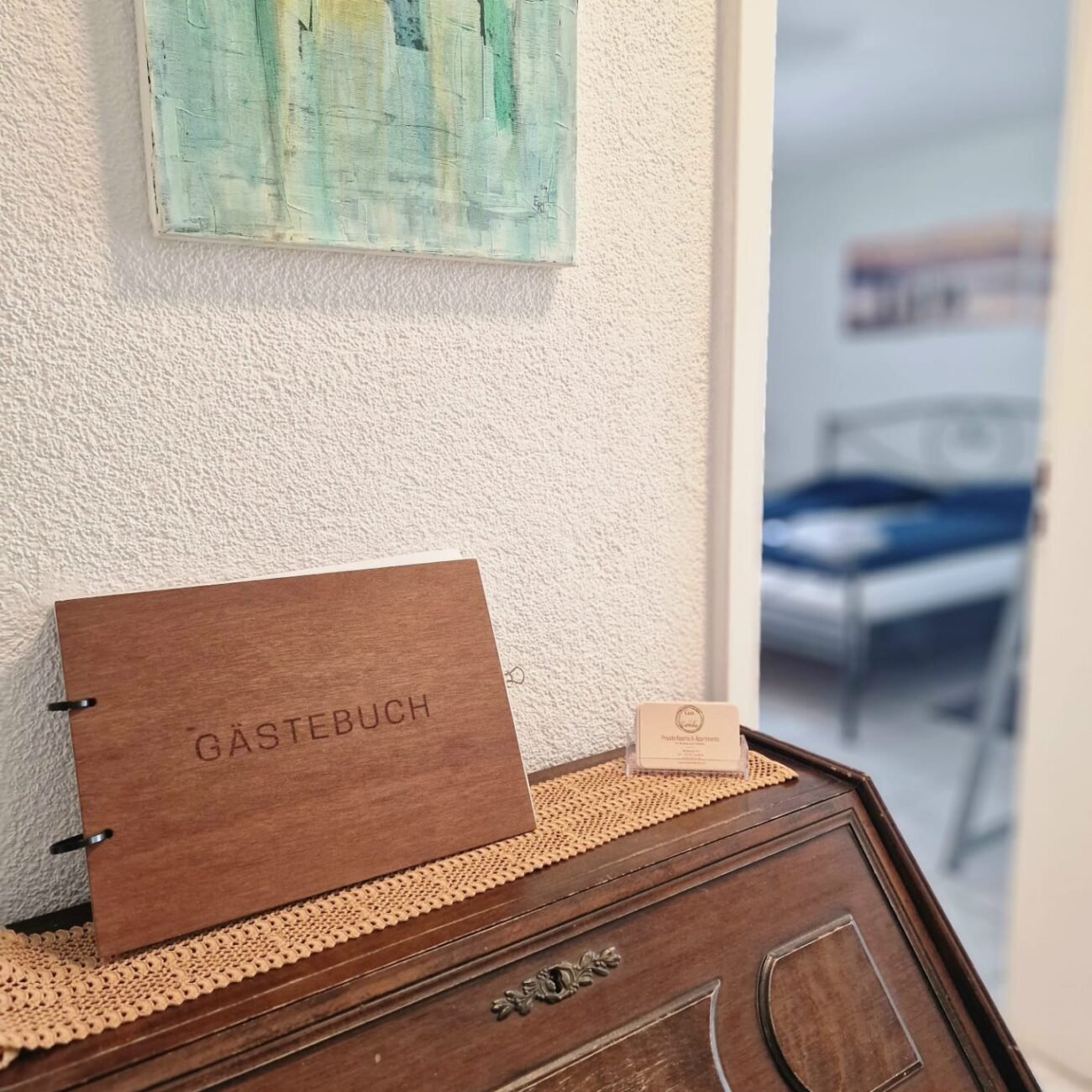 Casa Carmela guest Book Internal